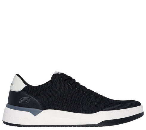 Pantofi sport, barbati, SKECHERS RELAXED FIT CORLISS DORSET 210793-BLK negru, textil